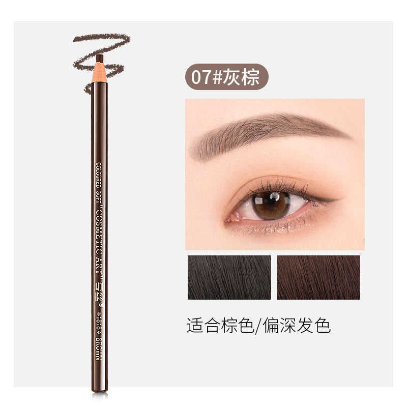 Hensi 1818 drawstring eyebrow pencil waterproof non-smudge genuine wooden hard core wholesale eyebrow powder makeup artist special makeup 