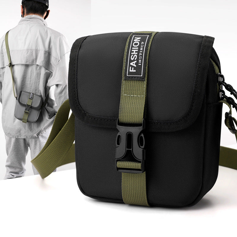 New fashion all-match men's Messenger bag functional wind small and light Messenger bag outdoor travel shoulder bag men 