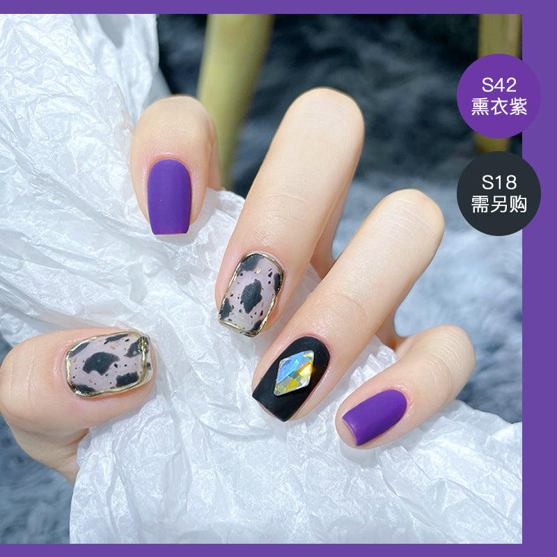 2023 new nail polish spring and summer color water-based frosted nail polish, non-peelable, baked and naturally dried, available for pregnant women 