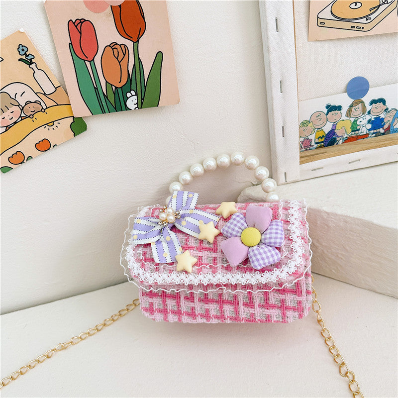 New Style Children s Shoulder Bag Fashion Pearl Handbag Cartoon Cute Girls Coin Crossbody Bag Wholesale 7 MART