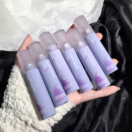 KeKe Mood taro stick lip mud milk mist dense long-lasting color daily versatile lip glaze whitening moisturizing lipstick 