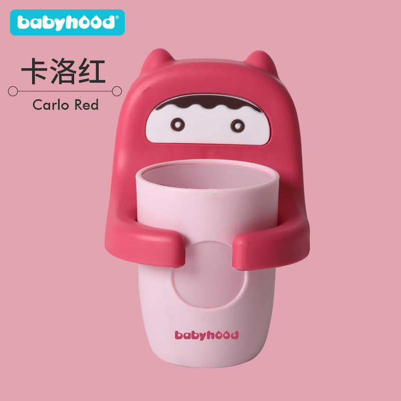 Children's toothbrush cup toothbrush mouthwash cup baby toothbrush holder toothbrush holder wall-mounted multifunctional cute toothbrush cup 