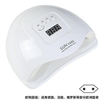 120W high-power nail phototherapy lamp nail baking lamp uv quick-drying phototherapy machine sunx5plus nail lamp cross-border