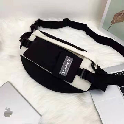 Ins trendy brand chest bag men's casual Japanese one-shoulder small backpack female student trend Messenger bag 2022 new waist bag 