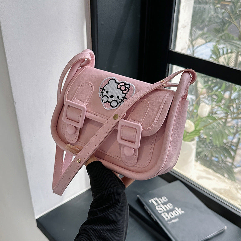 Thailand Cambridge bag women's summer 2023 new trendy fashion Korean version underarm bag all-match Messenger bag small square bag 