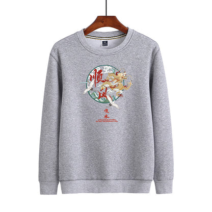 WY2553 sweater bottoming shirt casual personality simple sweater top round neck manufacturer trendy brand long-sleeved round neck sweater 