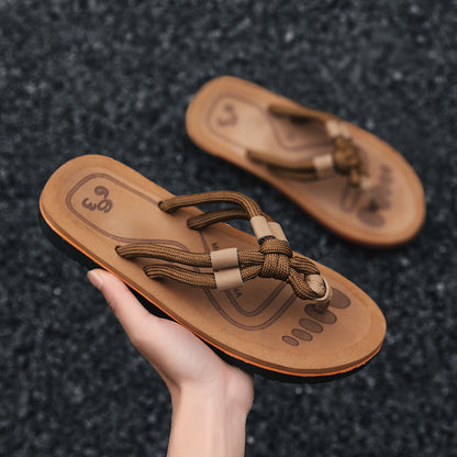 နွေရာသီ flip flops အမျိုးသားစုံတွဲ စလစ်မဟုတ်သောအမျိုးသားဗီယက်နမ်ဖိနပ်ညှပ်ကလစ်ဆွဲကမ်းခြေခြေနင်းဖိနပ်တစ်ရံနိုင်ငံခြားရောင်းဝယ်ရေး