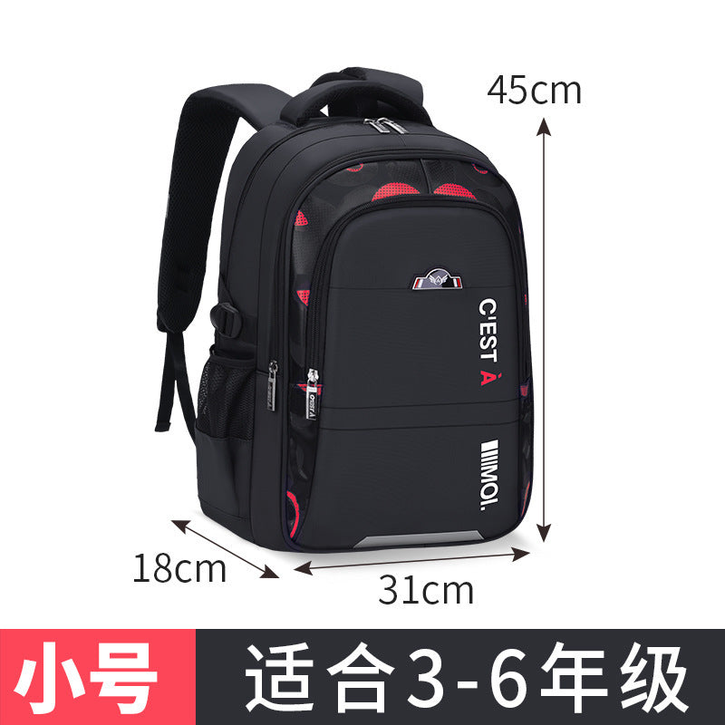 Cross-border ridge protection girls reduce the burden of the first grade waterproof printing Logo backpack girls children primary school schoolbags wholesale 