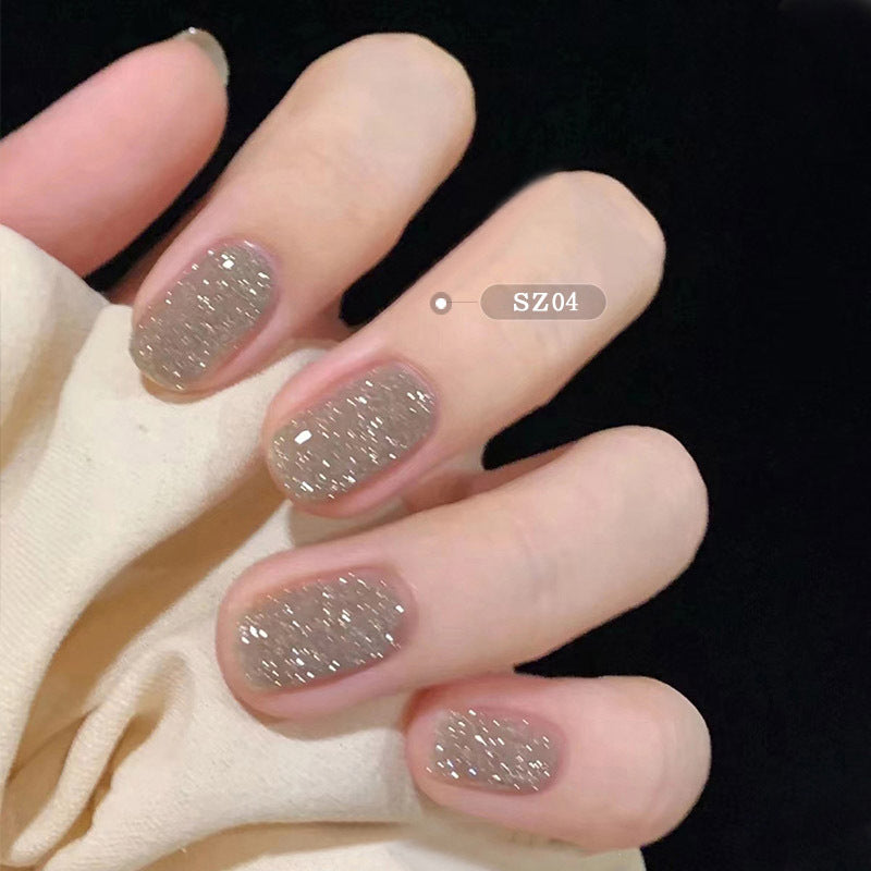 BVG small diamond nail polish no baking quick drying long-lasting water-based can be peeled off student manicure spot one piece delivery