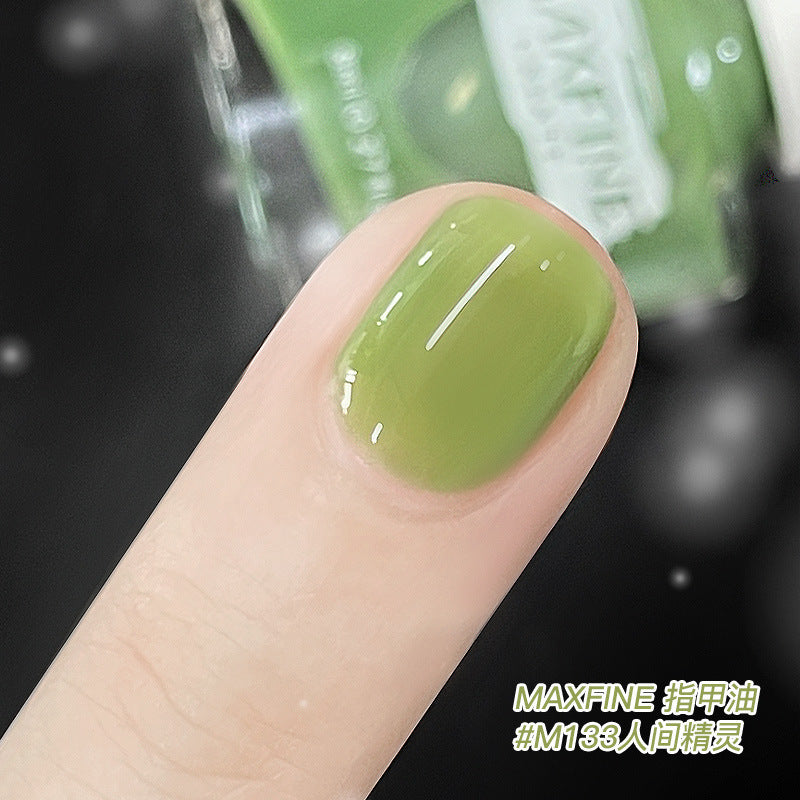 Maxfine water-based nail polish can be peeled off without baking, naturally quick-drying, not easy to fade, long-lasting and bright, one piece drop shipping 