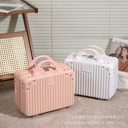 Korean version 14-inch suitcase, women's suitcase, travel bag, souvenir, cosmetic case, small travel organizer, wholesale 