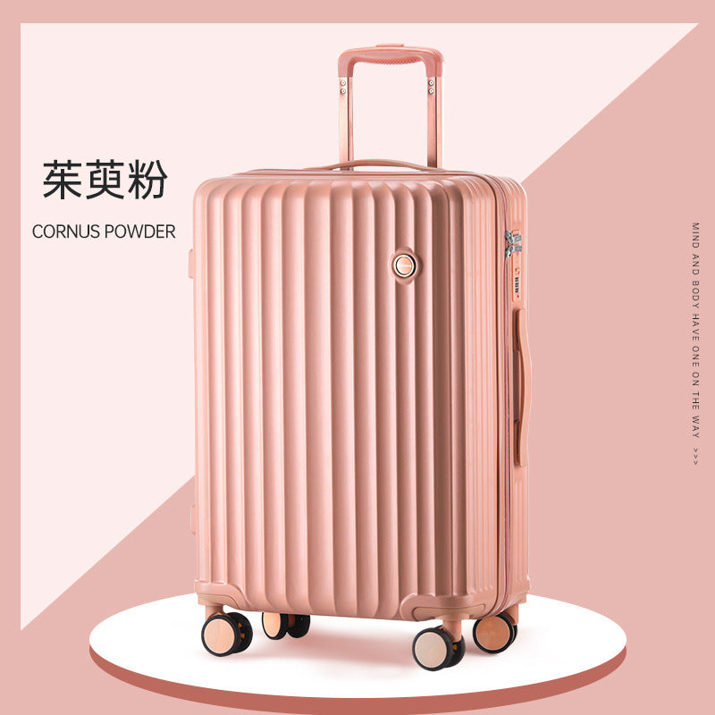 2023 New Men's and Women's Luggage Trolley Case Universal Wheel Large Capacity Zipper Suitcase 20 Inch Password Box Wholesale 