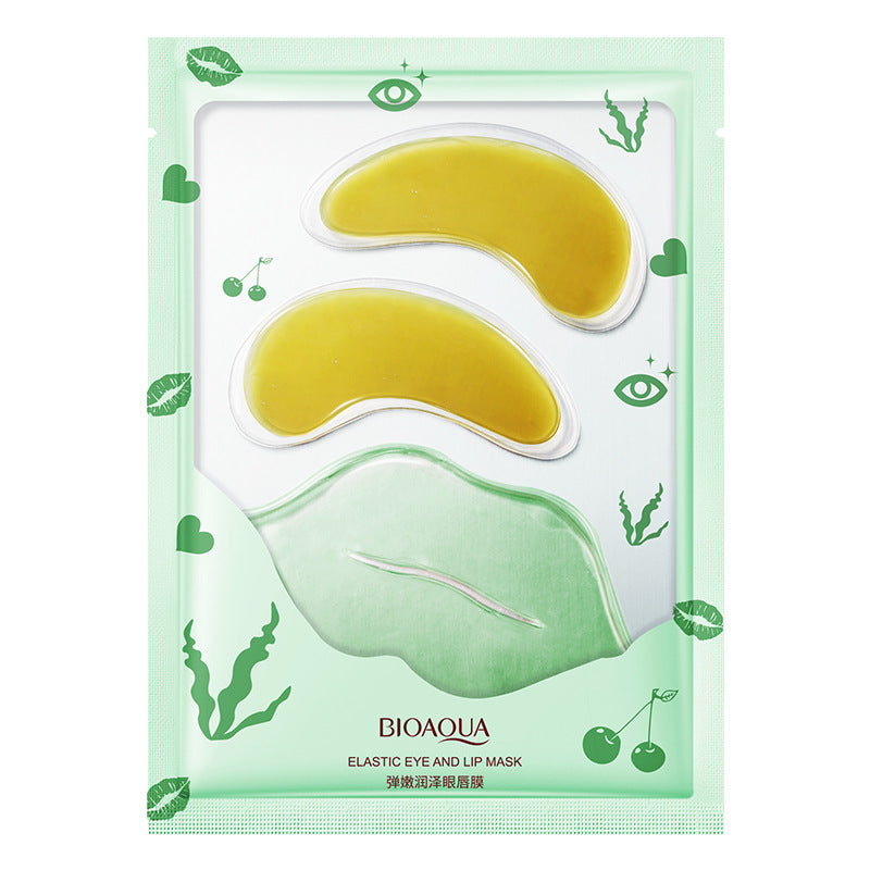 Boquan Ya elastic and moisturizing eye and lip mask, moisturizing, moisturizing and rejuvenating, improving the beauty around the eyes, lip mask, eye mask, skin care products wholesale 