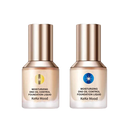 Kekemood small blue shield liquid foundation light oil control concealer waterproof sweat-proof moisturizing long-lasting non-makeup bb cream female 