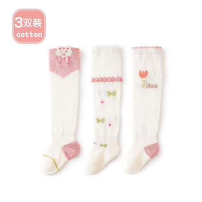 Baby socks summer over-the-knee stockings mesh socks thin anti-mosquito socks type a baby socks newborn loose mouth 