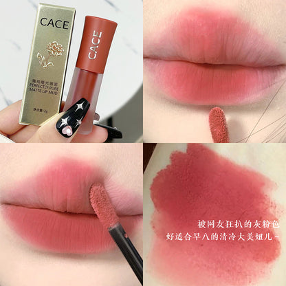 CACE pure matte lip mud velvet color whitening lip glaze light and versatile makeup wholesale internet celebrity live broadcast 