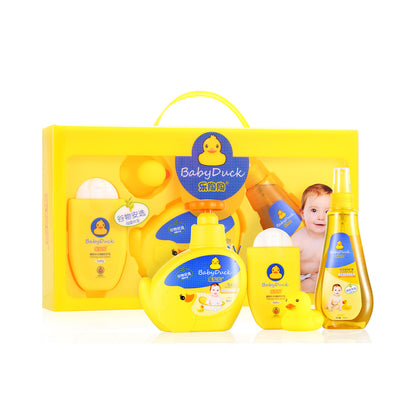 [Free Little Yellow Duck] Le Taotao Summer Set Children's Shower Gel Baby Toilet Water Baby Protective Milk 