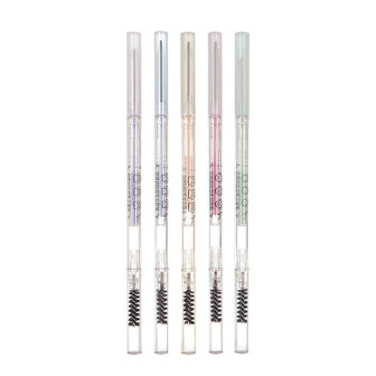 Gemeng Miaohui Round Pen Refill Eyebrow Pencil သည် ရေစိုခံ၊ ချွေးစိုပြီး ညစ်ညမ်းရန် မလွယ်ကူသော ခေါင်းနှစ်လုံးပါသော အလိုအလျောက် မျက်ခုံးမွေး Pen သည် အလွန်ကောင်းမွန်သော မျက်ခုံးမွေး ခဲတံ 