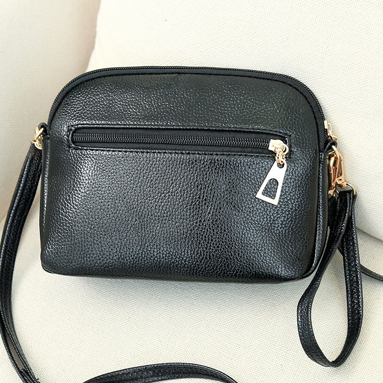 2023 Autumn New Messenger Bag Female Versatile Ins Niche Ladies Clutch Bag Soft Leather Fashion Trend Shoulder Bag 