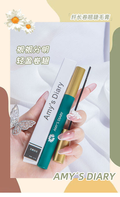 Emmy's Diary Slim Mascara၊ အမျိုးသားပုံစံ၊ ညစ်ညမ်းရန်မလွယ်ကူ၊ အထူ၊ ပါးလွှာသော၊ တွန့်ခြင်း၊ အရောင်မှိန်ရန်မလွယ်ကူသော၊ နယ်စပ်ဖြတ်ကျော် Mascara 