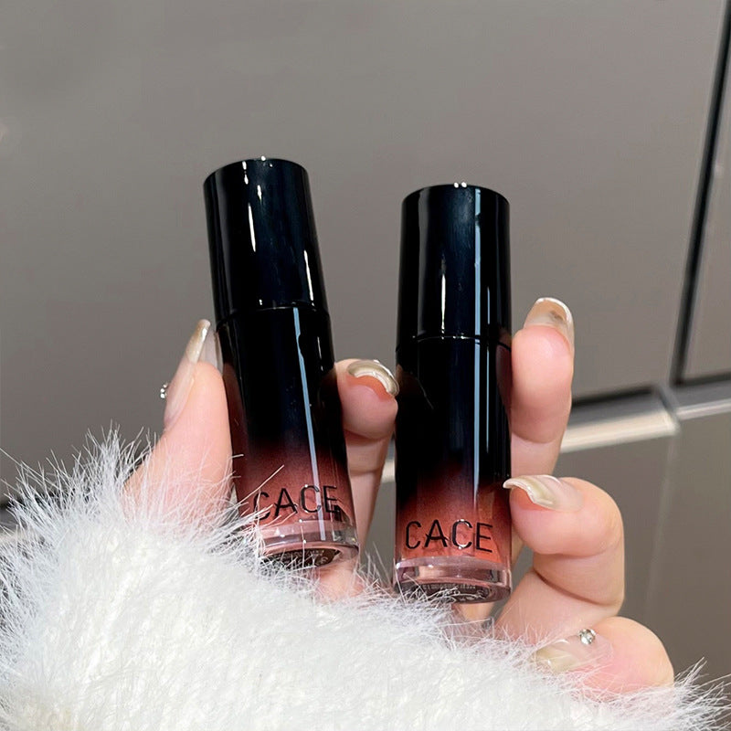 CACE Twilight Matte Lip Mud Silky Colorful White Velvet Lip Glaze ဘက်စုံသုံးနိုင်ပြီး တတ်နိုင်သော ခြောက်ရောင်ရနိုင်သည် 