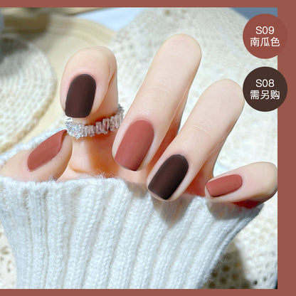 2023 new nail polish spring and summer color water-based frosted nail polish, non-peelable, baked and naturally dried, available for pregnant women 