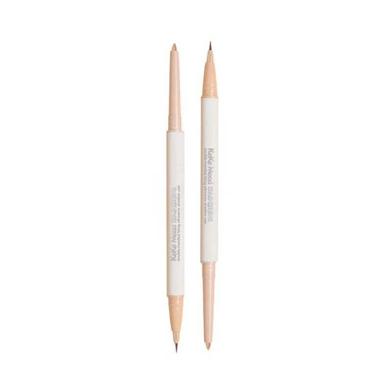 kekemood dual-purpose high-gloss silkworm pen သည် အမျိုးသမီးများ မျက်လုံးကို တောက်ပစေပြီး two-in-one fine-tip eyeliner ကို ပုံဖော်ရန် 