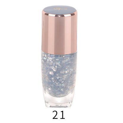 2022 New 24 Colors 7 Days Water-Based Nail Polish No Bake, Quick Drying, Odorless, Long-lasting Glossy Internet Celebrity Nail Polish Wholesale