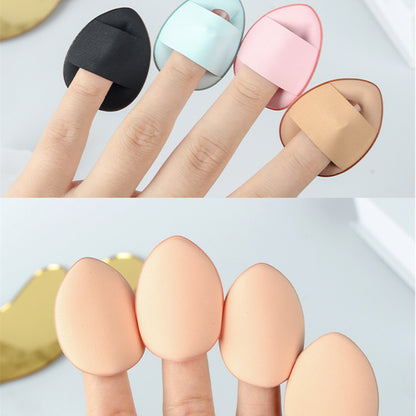 Mini finger powder puff, egg yolk pie, pineapple pie, air cushion puff, non-eating powder BB cream, beauty egg, cotton pad 