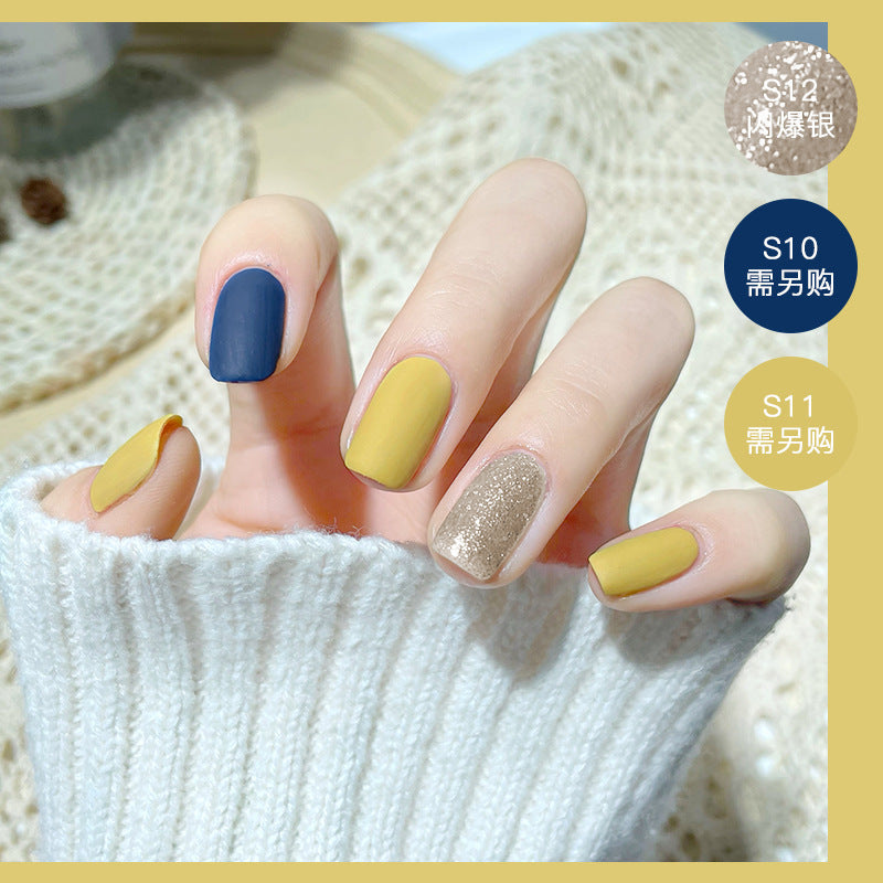 2023 new nail polish spring and summer color water-based frosted nail polish, non-peelable, baked and naturally dried, available for pregnant women 