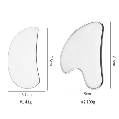 Source factory spot facial care lifting anti-aging apple muscle sagging stainless steel scraping tool beauty board 