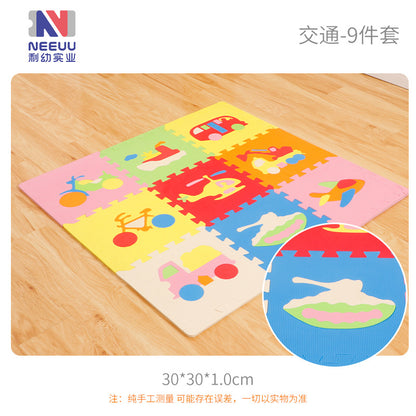 EVA foam thickened floor mat baby toy mat stitching crawling mat skin-friendly game mat European standard baby climbing mat 