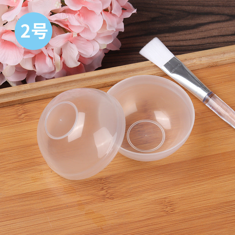 ထုတ်လုပ်သူ နံပါတ် 2 Translucent Soft Mask Bowl Set White Translucent Small Bowl Essential Oil Mask Bowl အလှပြင်ဆိုင်အတွက် အထူးကိရိယာ