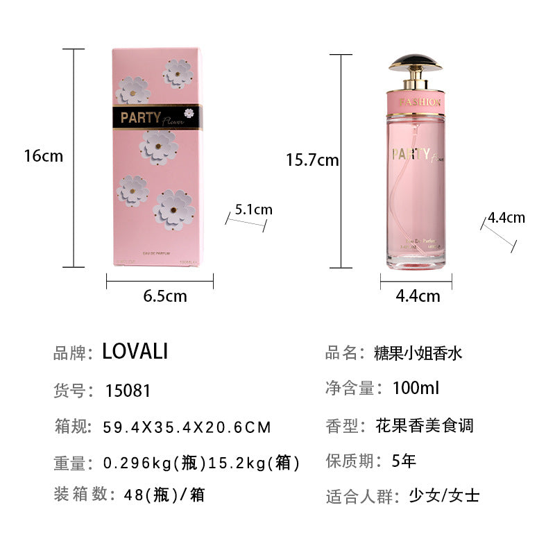 LOVALI foreign trade brand candy women's perfume cross-border Vietnam perfume factory 100ml