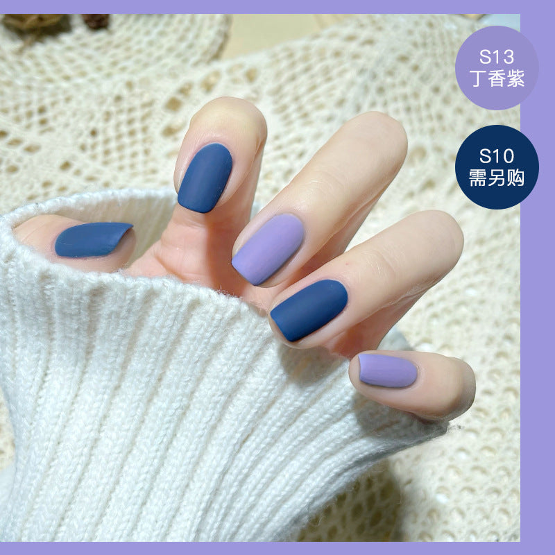 2023 new nail polish spring and summer color water-based frosted nail polish, non-peelable, baked and naturally dried, available for pregnant women 