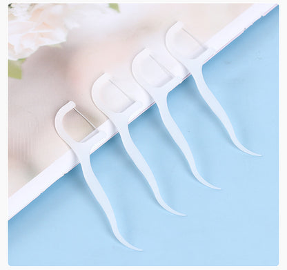 [Xinlemei] Boxed dental floss picks, about 30 pieces, family size, disposable fine polymer toothpicks, directly sold by the manufacturer 