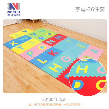 EVA foam thickened floor mat baby toy mat stitching crawling mat skin-friendly game mat European standard baby climbing mat 