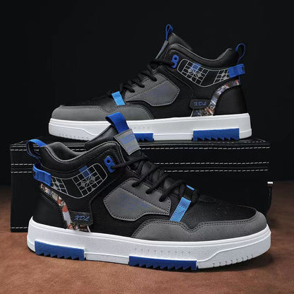 Men's board shoes 2023 spring new fashion trend all-match youth sports high-top casual student board shoes 