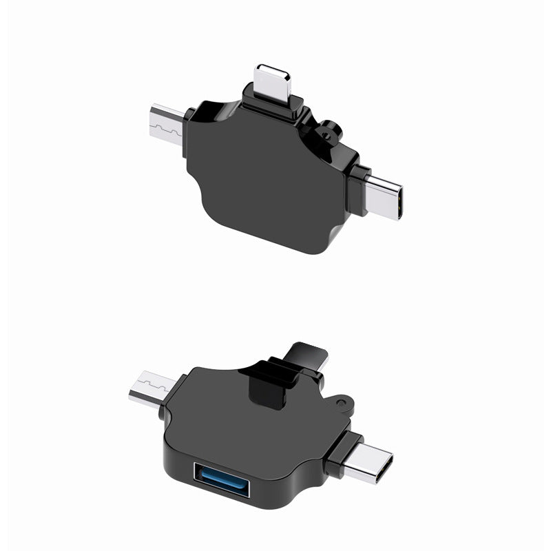 适用iPhone安卓Type-C多功能OTG三合一手机u盘转换器手机转USB口
