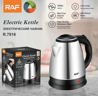 European standard wholesale 2.0L stainless steel liner electric kettle fast pot inner steel cover electric kettle group purchase gift 