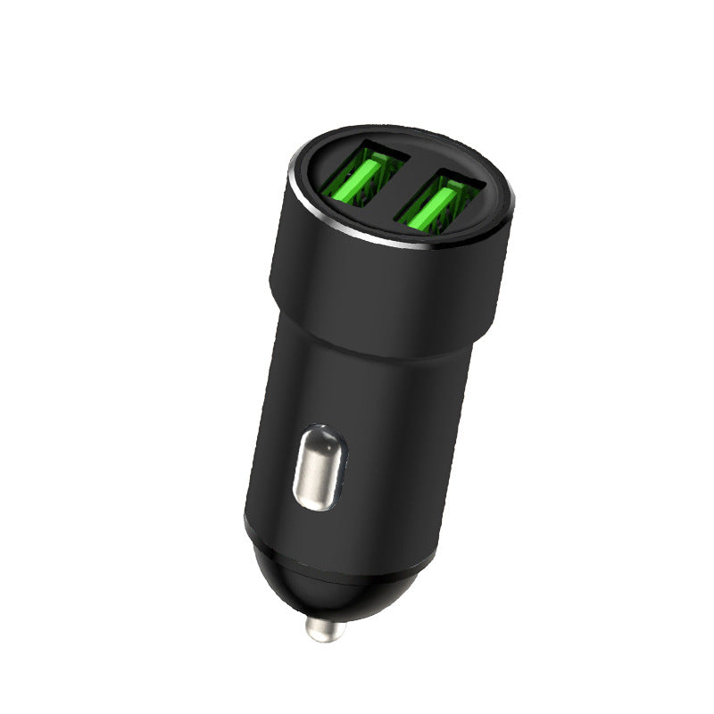 Le Candy 3.4A Fast Charge Mini Car Charger Dual USB Output Aluminum Alloy Car Cigarette Lighter Car 5V Charger