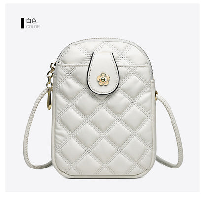 Cross-border rhombus women's bag 2023 new mobile phone bag fashion trend mini shoulder bag crossbody bag women's wholesale 