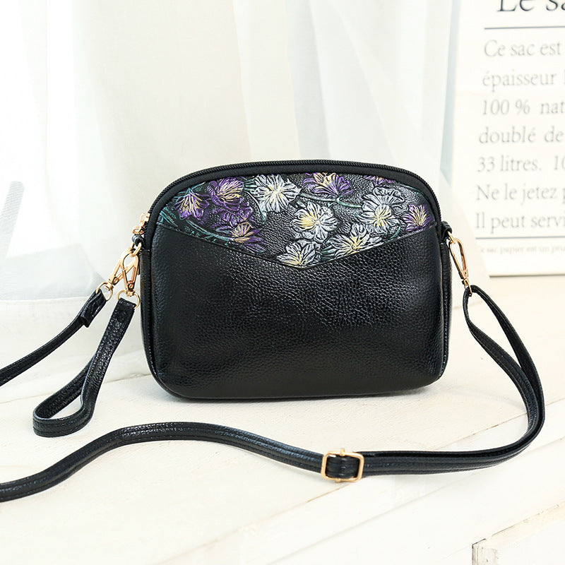 2023 Autumn New Messenger Bag Female Versatile Ins Niche Ladies Clutch Bag Soft Leather Fashion Trend Shoulder Bag 