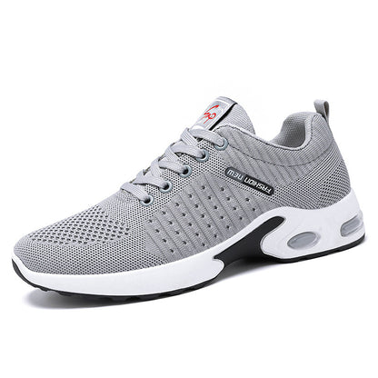 Shoes men's 2023 new foreign trade men's shoes breathable lace-up running shoes Korean version of light casual sports shoes men 