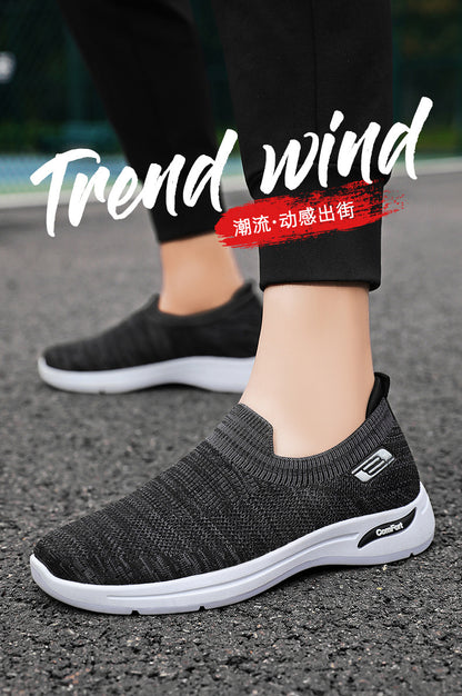 鞋子男2023新款外贸男鞋男士豆豆鞋shoes一脚蹬软底休闲鞋男