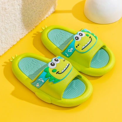 2023 Children's Dinosaur Slippers Boys Summer Home Indoor and Outdoor Wear Non-slip Children's Slippers Girls Wholesale 