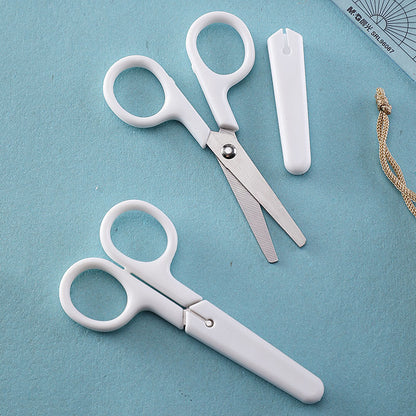 Household small scissors small scissors for children and students scissors stainless steel stationery scissors art scissors office student scissors 