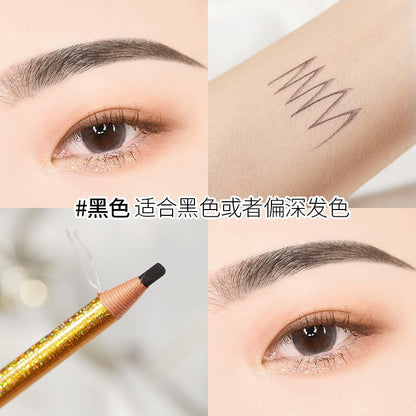 Hensi 1818 Pull-Thread Eyebrow Pencil Tear-off Eyebrow Powder Cosmetic Pen Waterproof, Sweat-proof and Non-smudged Eyebrow Pen Cosmetics Wholesale 