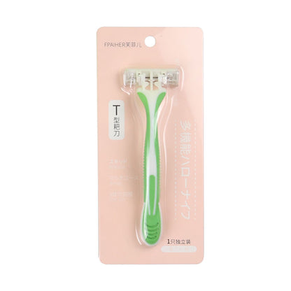 Single pack shaving razor, portable women's razor for armpit hair, private hair puller, physical store supply wholesale 