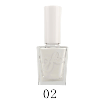 Luqiya summer oily 30-color nail polish, no-bake, long-lasting, non-peelable, quick-drying, transparent whitening nail polish wholesale 